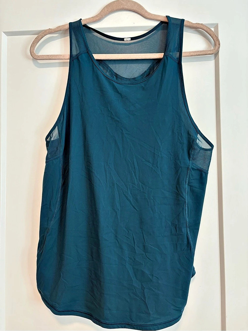 Lululemon Sculpt Tank Blue Athletic Tank Top